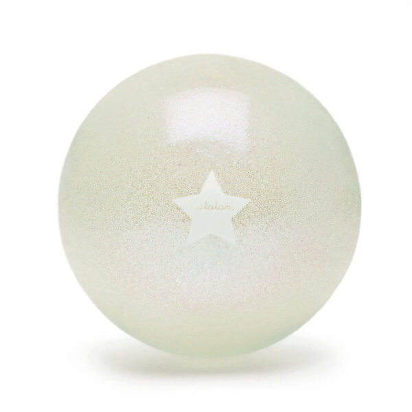 Ballon chat summer pailleté argent 15cm