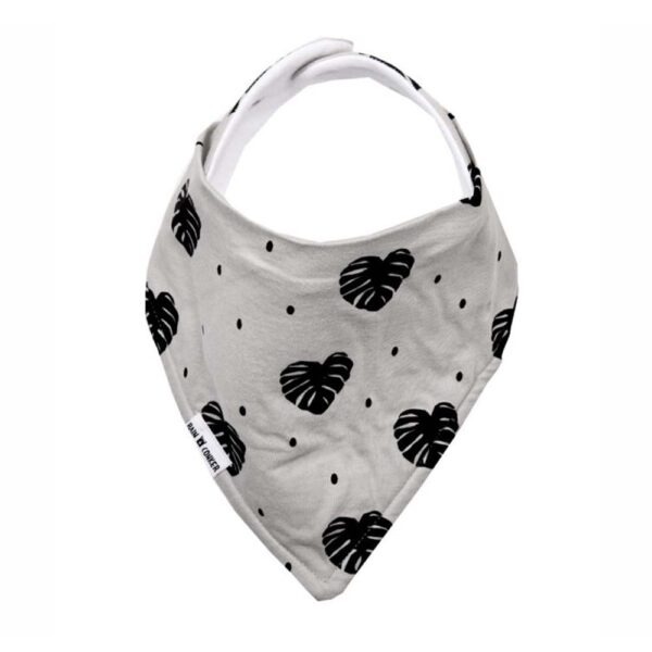 Bavoir bandana feuille