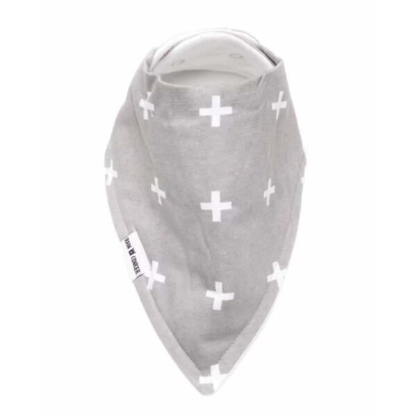 Bavoir bandana géométrique