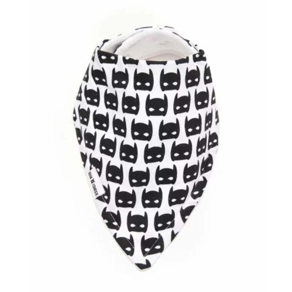 Bavoir bandana noir/blanc