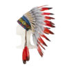 Large red Indian headdress - Image 2