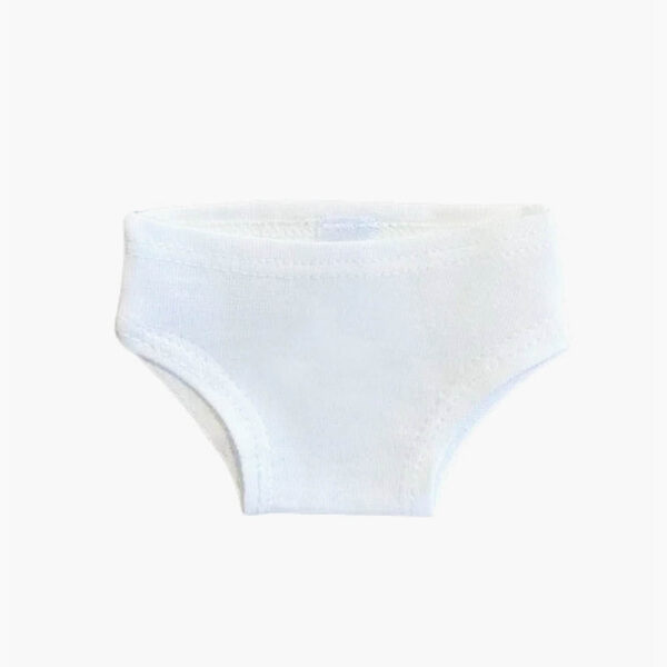 Culotte blanche pour poupon Gordis Minikane