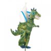 Dinosaur costume with suspenders