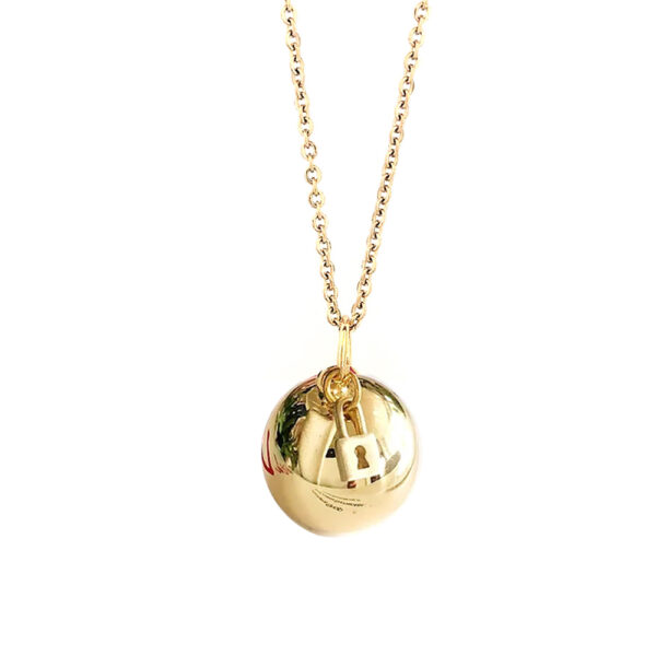 Pregnancy Bola Gold Padlock
