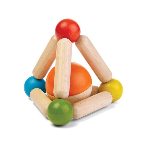 Triangle rattle and ball to sound