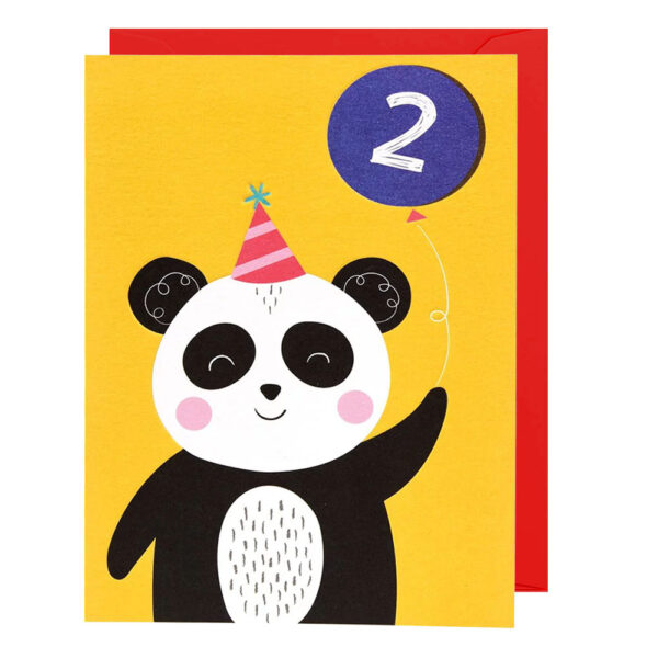 Carte d'anniversaire 2 ans