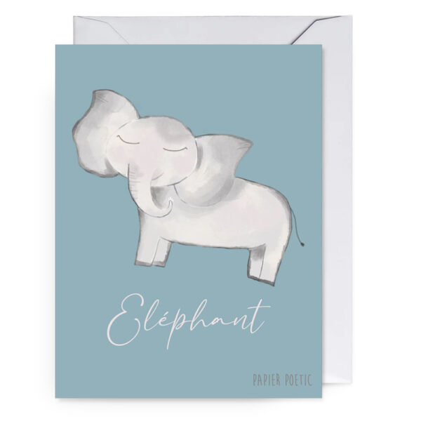 Carte postale Eléphant
