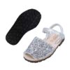 Glitter leather menorquines - Image 2