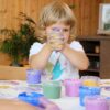 4 cans of Luka/Aki vegan finger paint - Image 3
