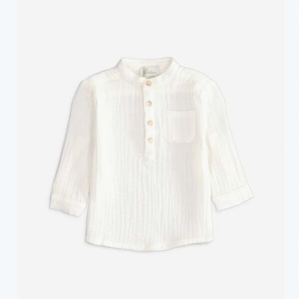Chemise bébé en gaze de coton