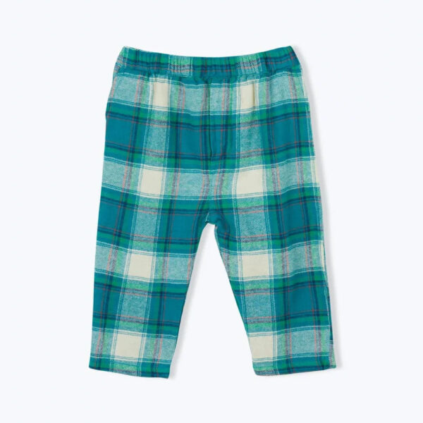 Pantalon bébé flanelle carreaux