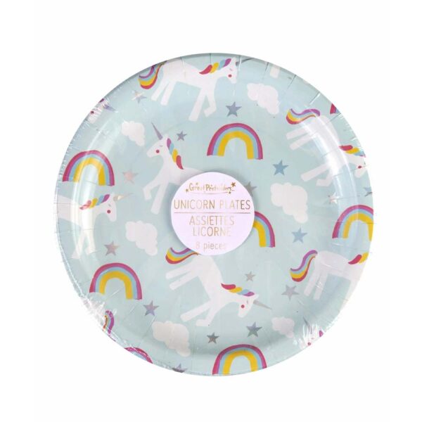Petites assiettes licorne