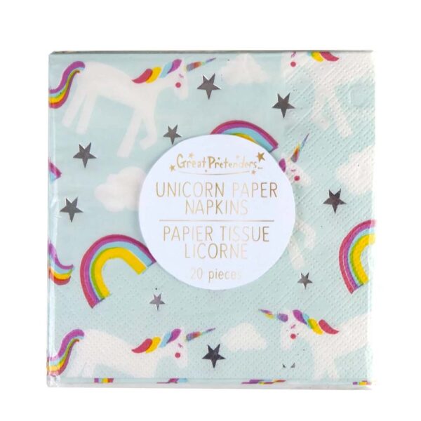 Serviettes licorne