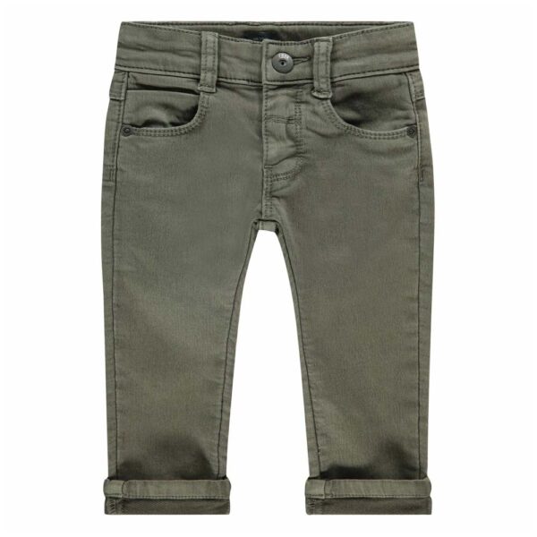 Pantalon jeans souple kaki