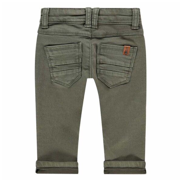 Pantalon jeans souple kaki