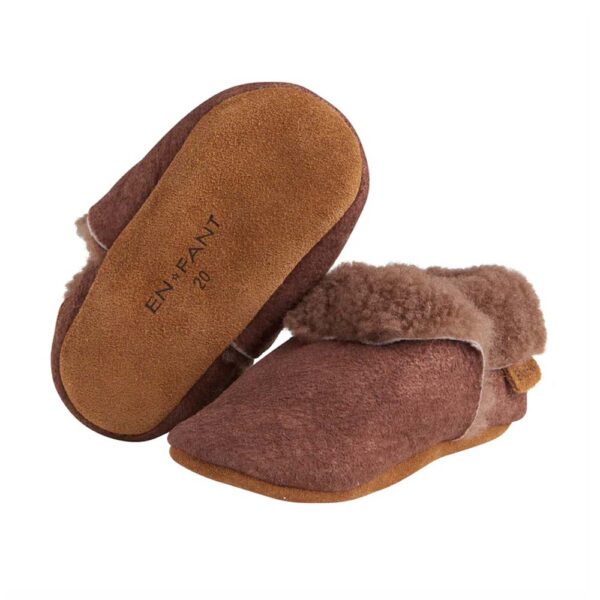 Chaussons en laine Teddy
