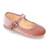 Ballerine velours à boucle