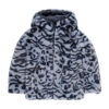 Parka réversible fourrée en toile technique pour fille