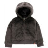Veste à capuche en fausse fourrure