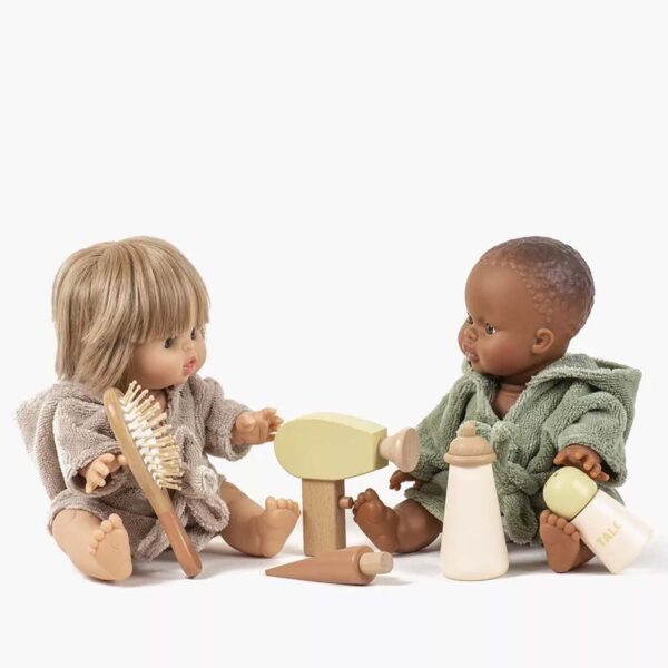 Set de toilette en bois