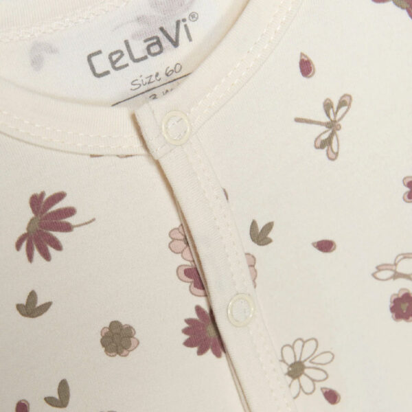 Pyjama sans pieds à fleurs