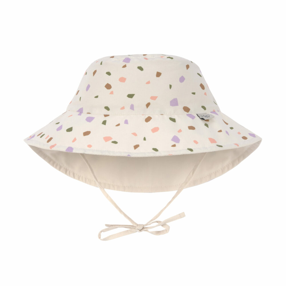Chapeau Bucket anti-UV réversible Pebbles