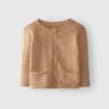 Organic cotton knitted jacket