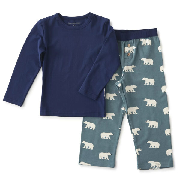 Pyjama long garçon ours polaire