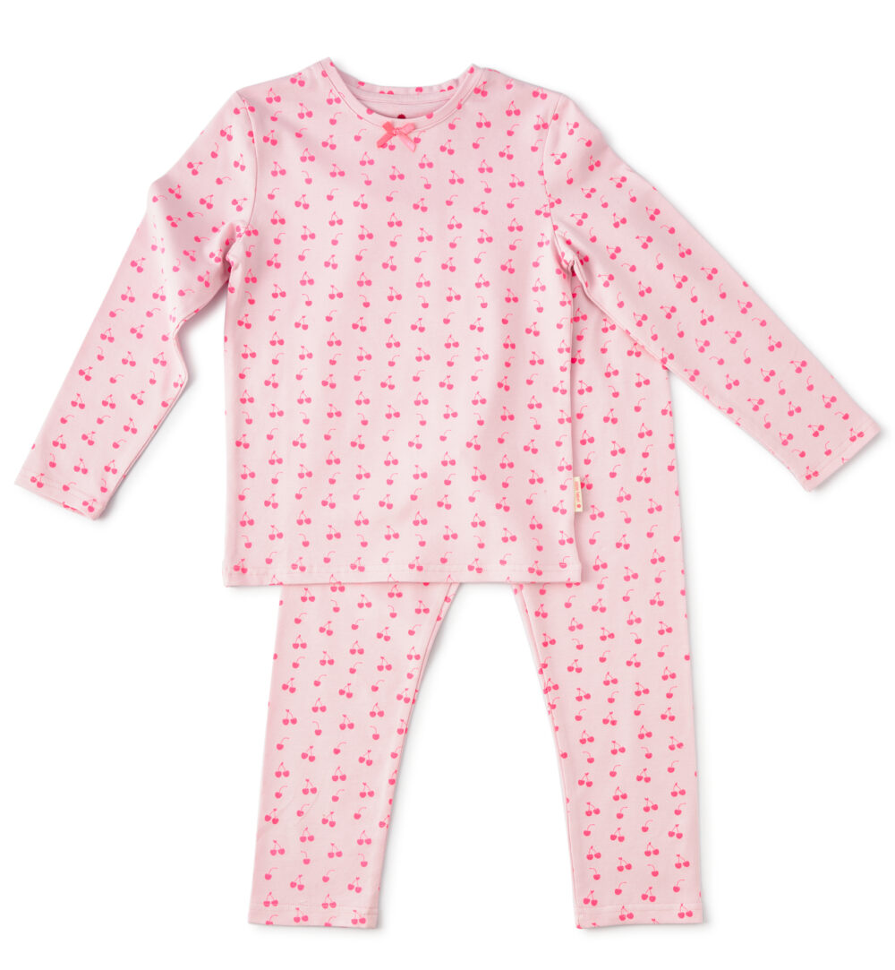 Pyjama bébé long cherries