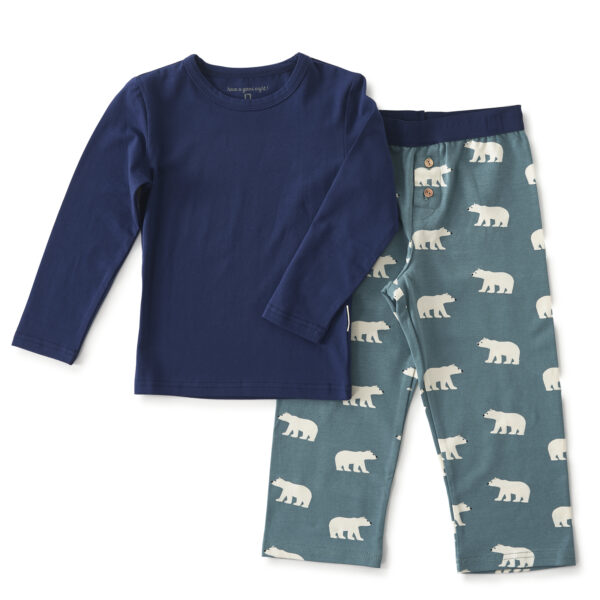 Polar Bear Boys' Long Pajamas