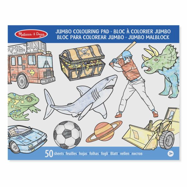 Cahier de coloriage Jumbo