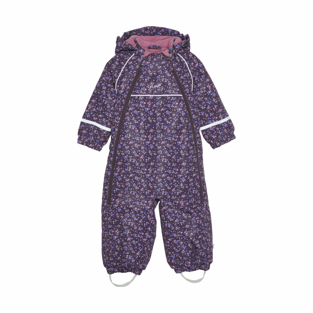 Combinaison de neige fourrée double zip