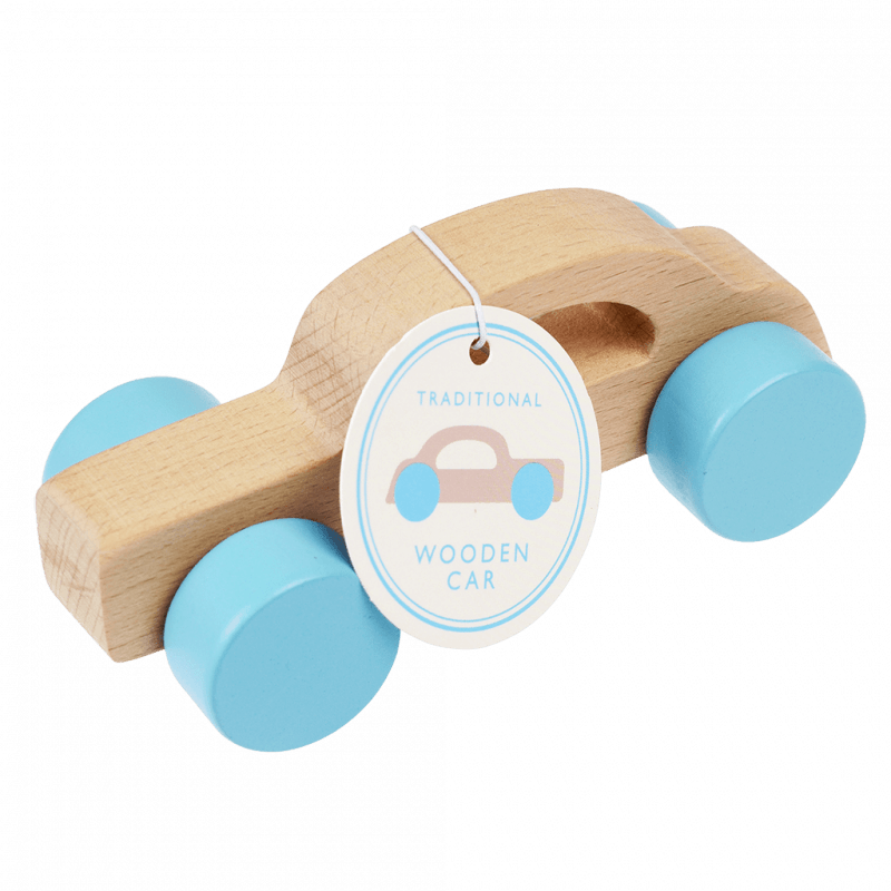 Voiture en bois à pousser