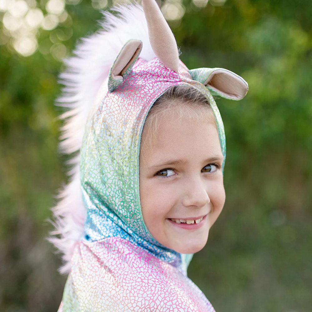 Rainbow Unicorn Dragon Reversible Cape - Image 6