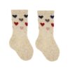 Heart socks in wool and viscose - Image 3