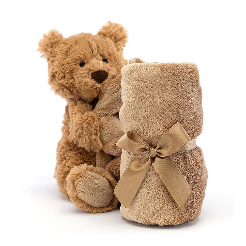 Bartholomew Bear soother cuddly toy