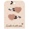 Pair of heart hair clips - Image 2