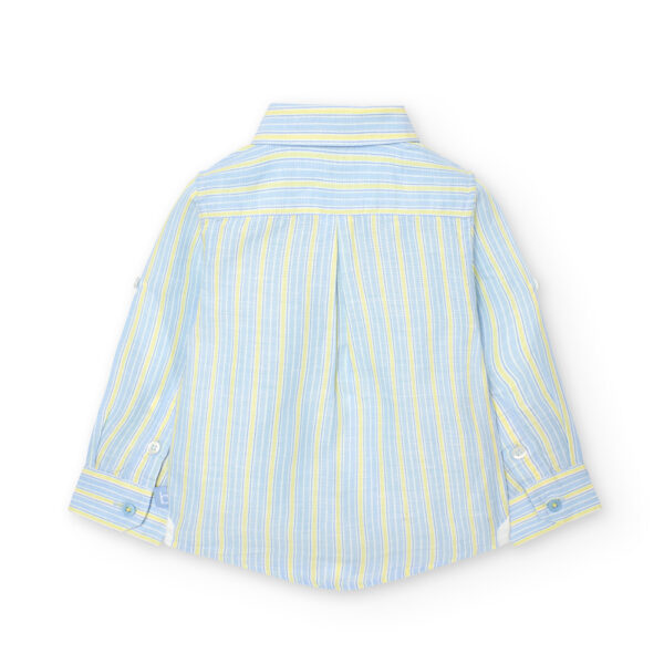 Chemise en lin à rayures