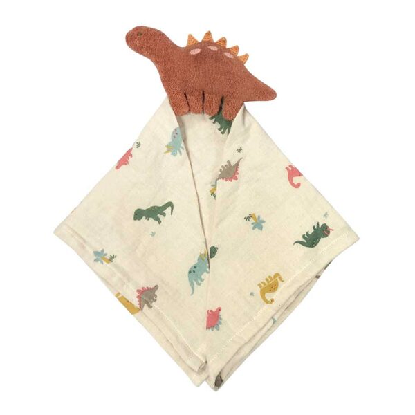 Dino swaddle cuddly toy