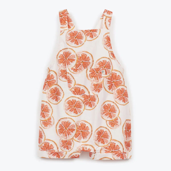 Salopette bébé pamplemousses