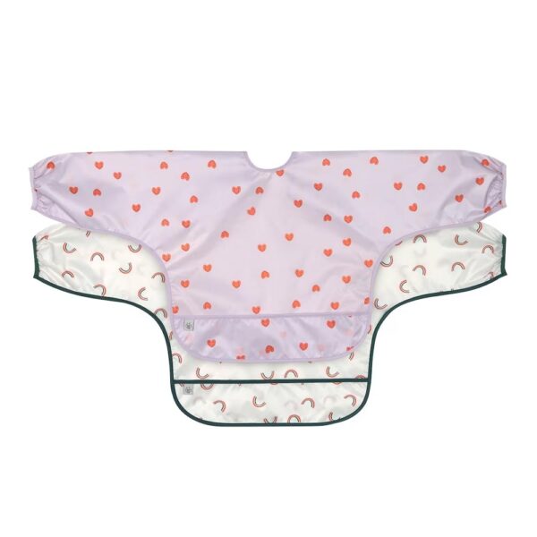 Lot de 2 bavoirs tabliers Laessig Happy Rascals