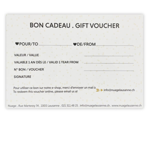 Gift voucher