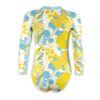 Maillot de bain ML anti-UV Cannes Aloha jaune – Image 2