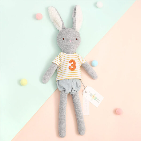 Lapin anniversaire 1 2 3 - 3 ans