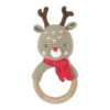Hochet crochet Xmas Reindeer