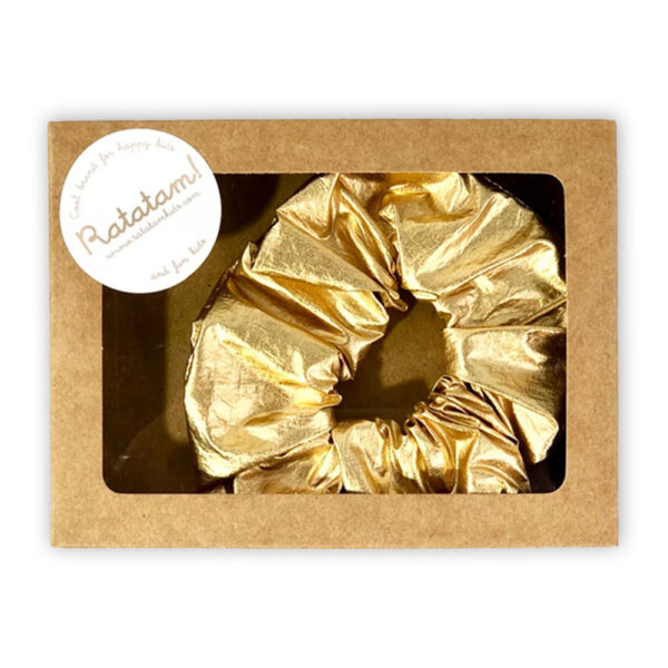 Metallic scrunchie