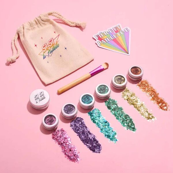 Kit Paillettes 6 couleurs