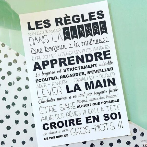 Class Rules Poster