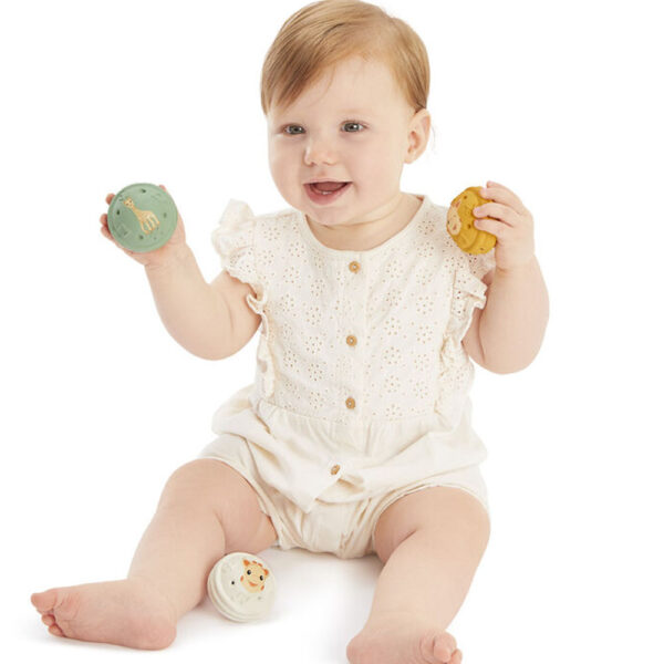 3 Sophie the Giraffe musical balls