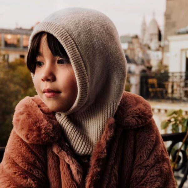 Cagoule en laine Eden